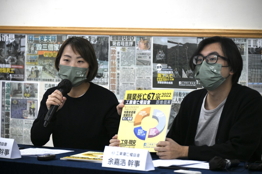 蕭倩文指職業死亡事故沒有下降趨勢,情況令人憂心。禇樂琪攝