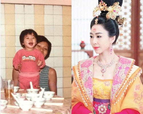 胡定欣忙拍劇只有貼小時候同媽咪合照。