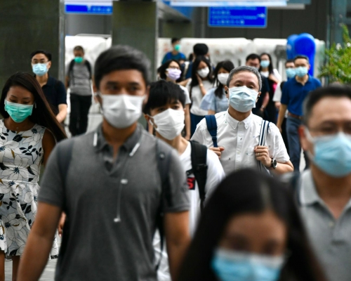 消息指本港新增約六宗確診個案。資料圖片