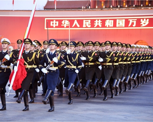 中國共產黨成立一百周年，將首次以中共中央名義頒授「七一勛章」。新華社資料圖片