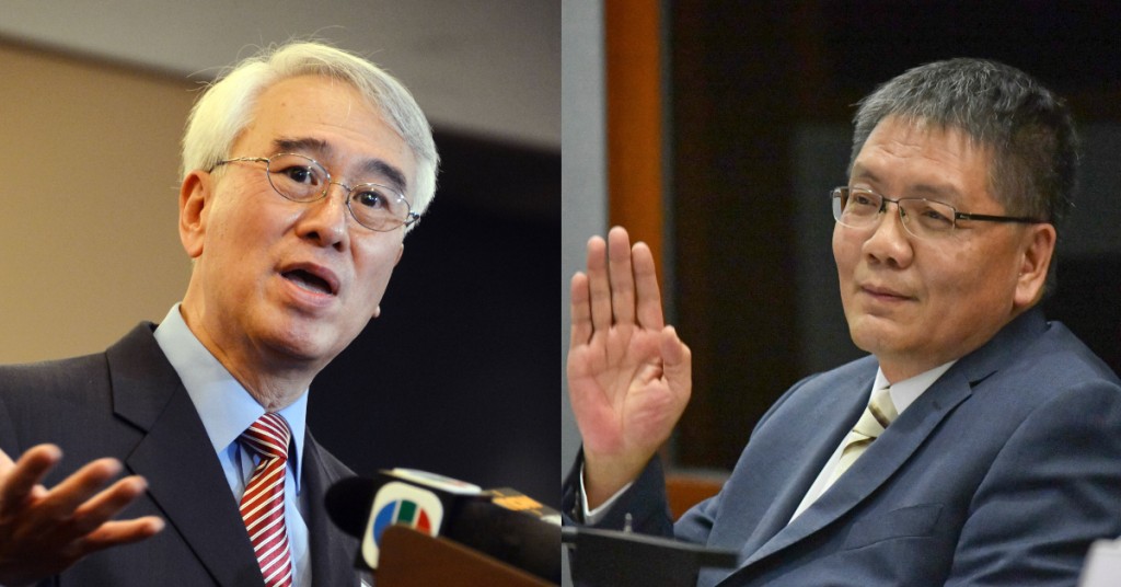 左:周融、右:梁家荣