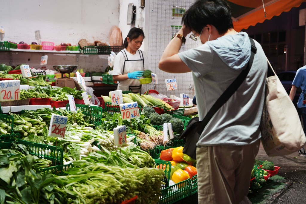 基本食品價格跌0.5%。