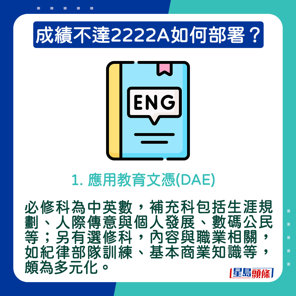 1. 應用教育文憑(DAE)