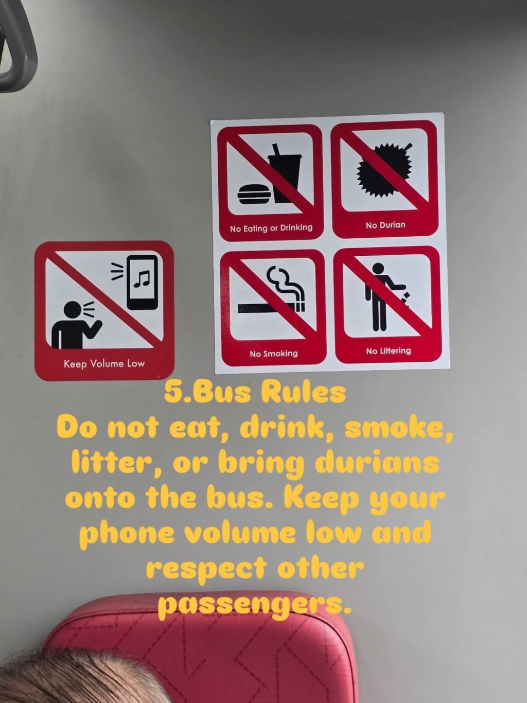 陆交局宣布，将相关防滋扰监管架构扩大至公共巴士系统。Instagram@steptosingapore
