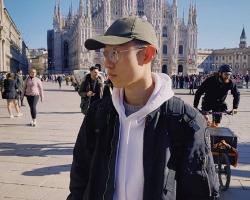 在意大利讀美術的林男。網圖