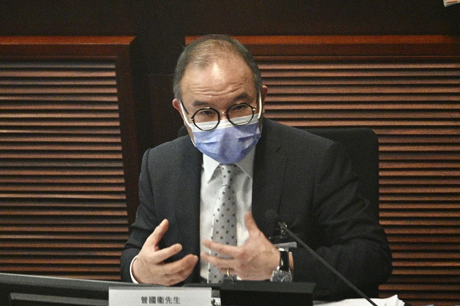 曾國衞指與平機會探討修例處理內地人在港遭歧視。資料圖片