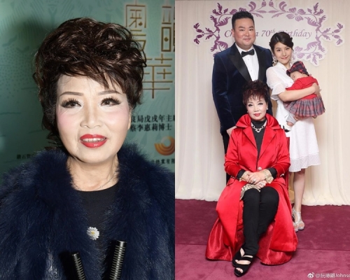 尹飛燕指今個農曆年有兒子阮德鏘囡囡「灰鼠B」參與會特別開心。