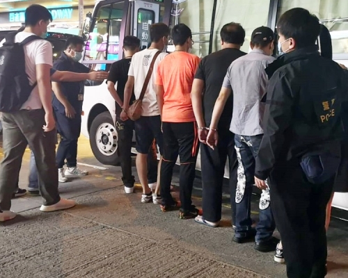 被捕人士。