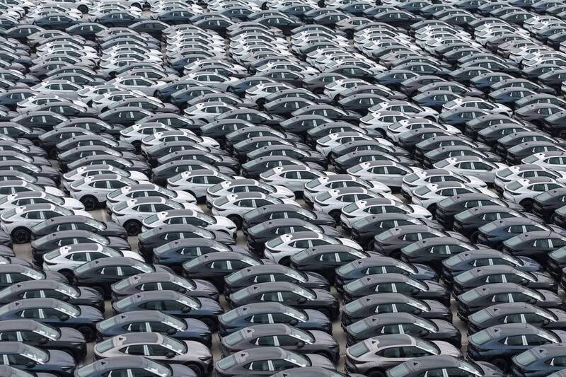中國汽車進軍海外的速度驚人。法新社