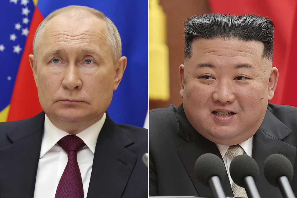 白宮指最新情報顯示俄羅斯總統普京與北韓領袖金正恩互致信函。美聯社