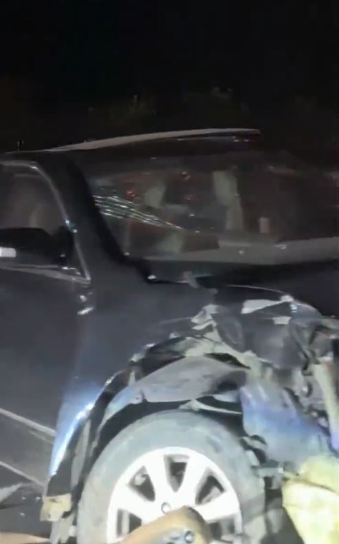廣西有高速公路日前發生5車串燒車禍，導致2死3傷。微博