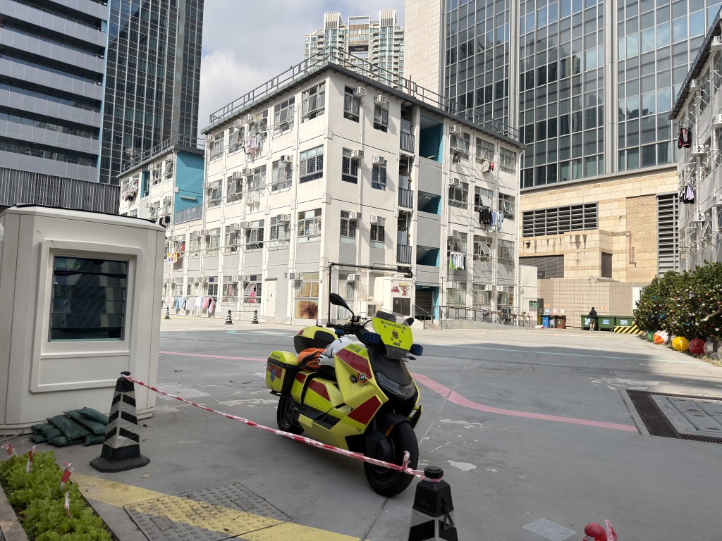 事發在英華街過渡性房屋。梁國峰攝