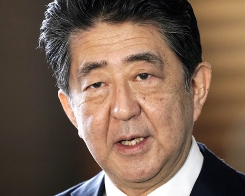 日本前首相安倍晉三。AP圖片