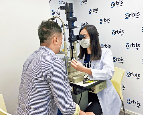 奧比斯提醒港人每年至少檢查眼睛一次。