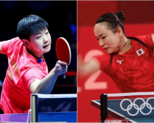 孫穎莎與伊藤美誠同是世界乒乓球壇新生代名將。