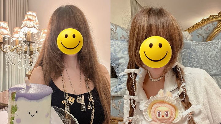 61歲「變臉」名媛參加奢華派對躺500萬床褥打卡 穿睡衣紮孖辮擺誘人姿勢晒最強美腿