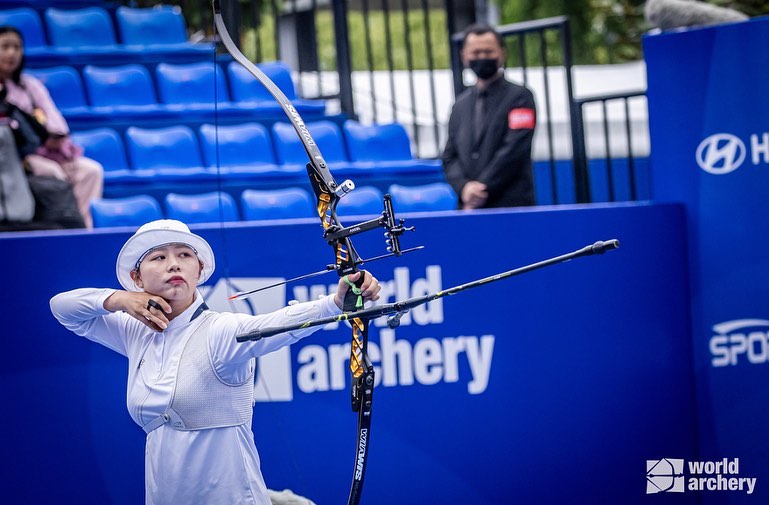 林是见在IG分享「2024年上海现代射箭世界杯」。