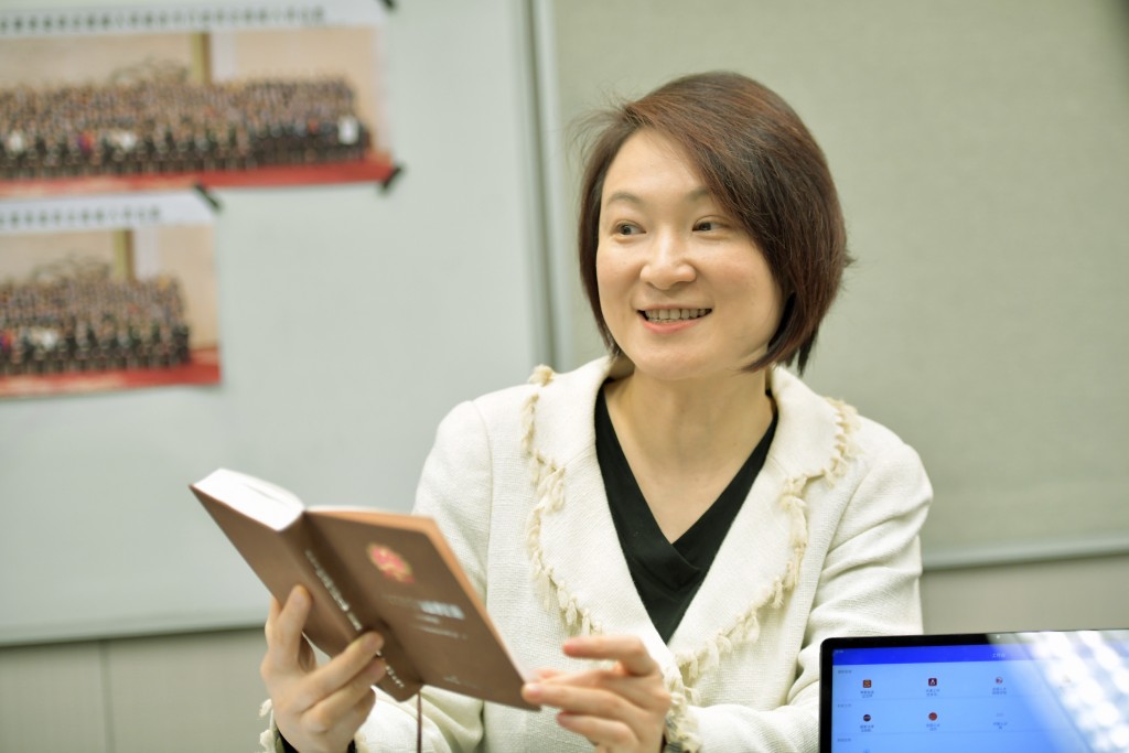 民建聯李慧琼公開表示人大常委與大主席一職無衝突。資料圖片