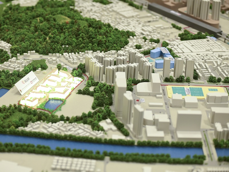 新鴻基借出元朗東頭山貝路地皮予聖公會福利協會建過渡性房屋項目「同心村」。資料圖片