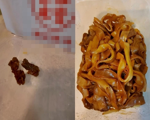 乾炒牛河只有三粒牛肉。將軍澳主場FB