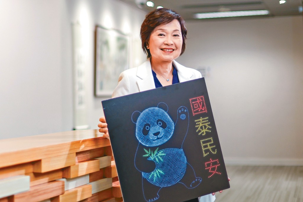 蔡若蓮認為把科技發展與國安教育結合，有助提升學生的學習興趣。 