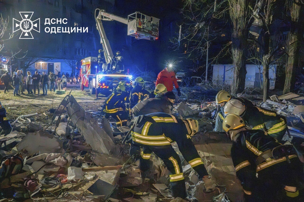 烏克蘭遭俄羅斯無人機襲擊釀7死。美聯社