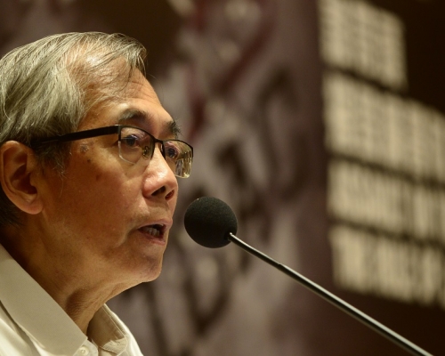 前公務員事務局長王永平宣布「封筆」。資料圖片