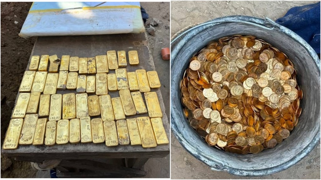 比利時舊屋翻新挖出一大批金幣與金條，價值高達900萬歐元。 fb / Lokale Politie Dendermonde