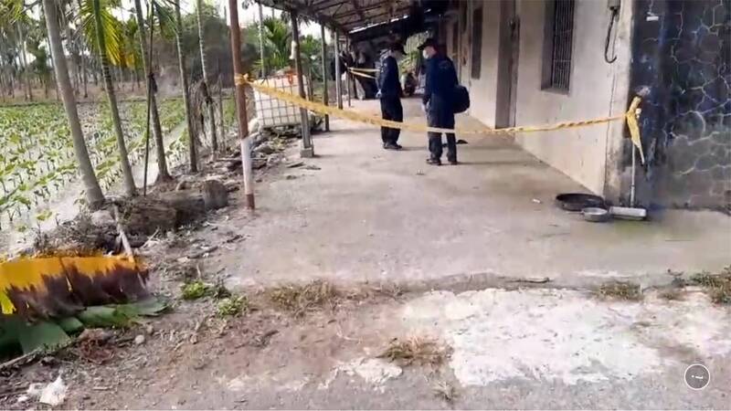 兇案現場,警方封鎖調查。
