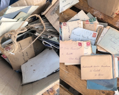 200封二战情书险被丢弃。网图