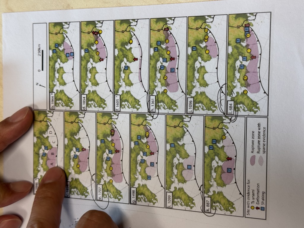 楊宏峰指，南海海槽以往發生過多次8級以上的大地震，包括684年、1361年、1707年等。陳俊豪攝