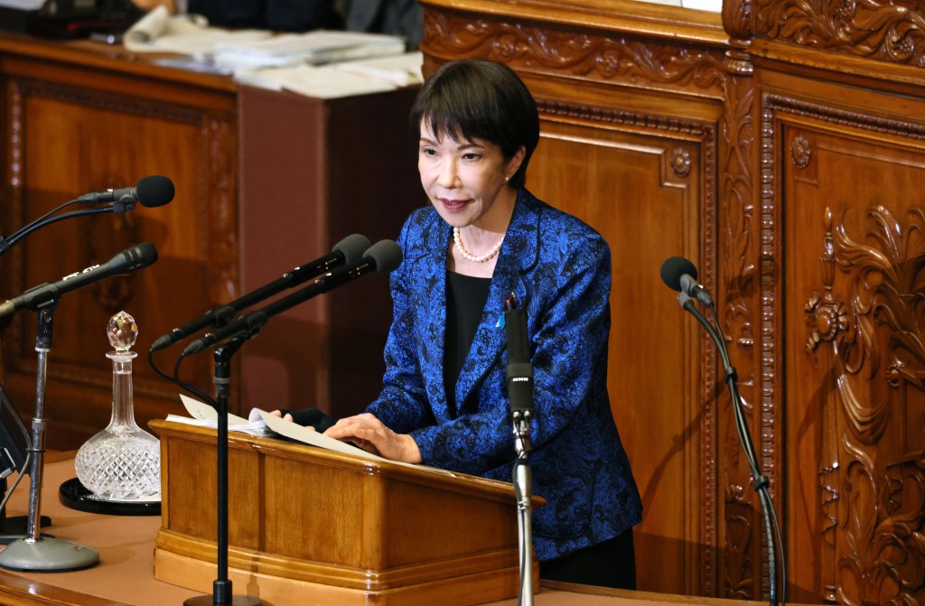 日本首相高市早苗。(法新社)