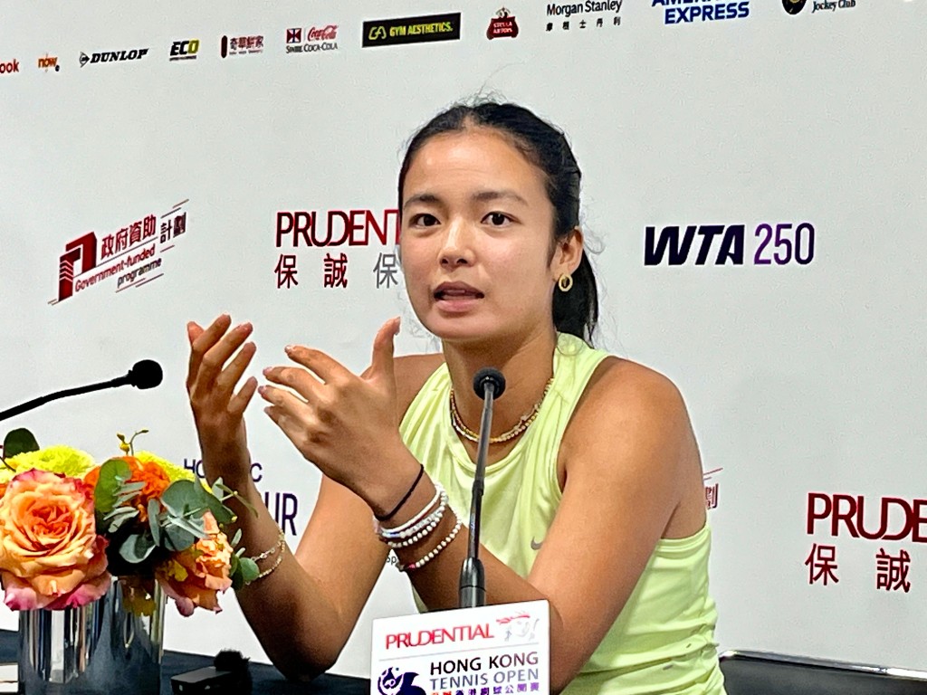 明年是亞運年,伊娜也說亞運也會在她的比賽行程內。徐嘉華攝 明年是亞運年,伊娜也說亞運也會在她的比賽行程內。徐嘉華攝