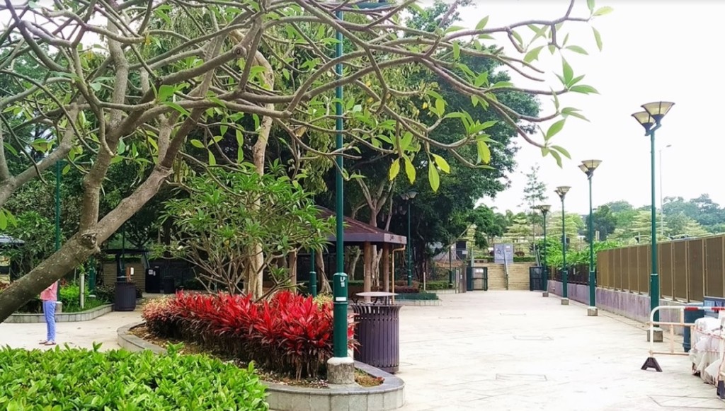 大角咀聚魚道休憩公園自2021年2月11日正式開放予街坊及其寵物一同使用。(google photo)