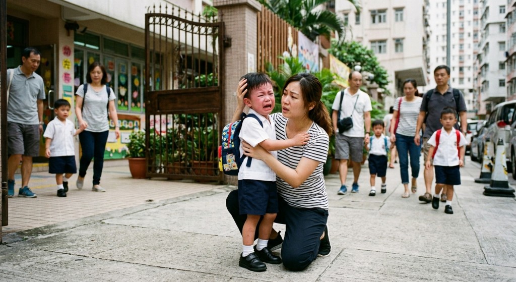 對於剛上幼稚園或小學的孩子來說，開學適應是新學年的第一大難題。（AI生成示意圖）