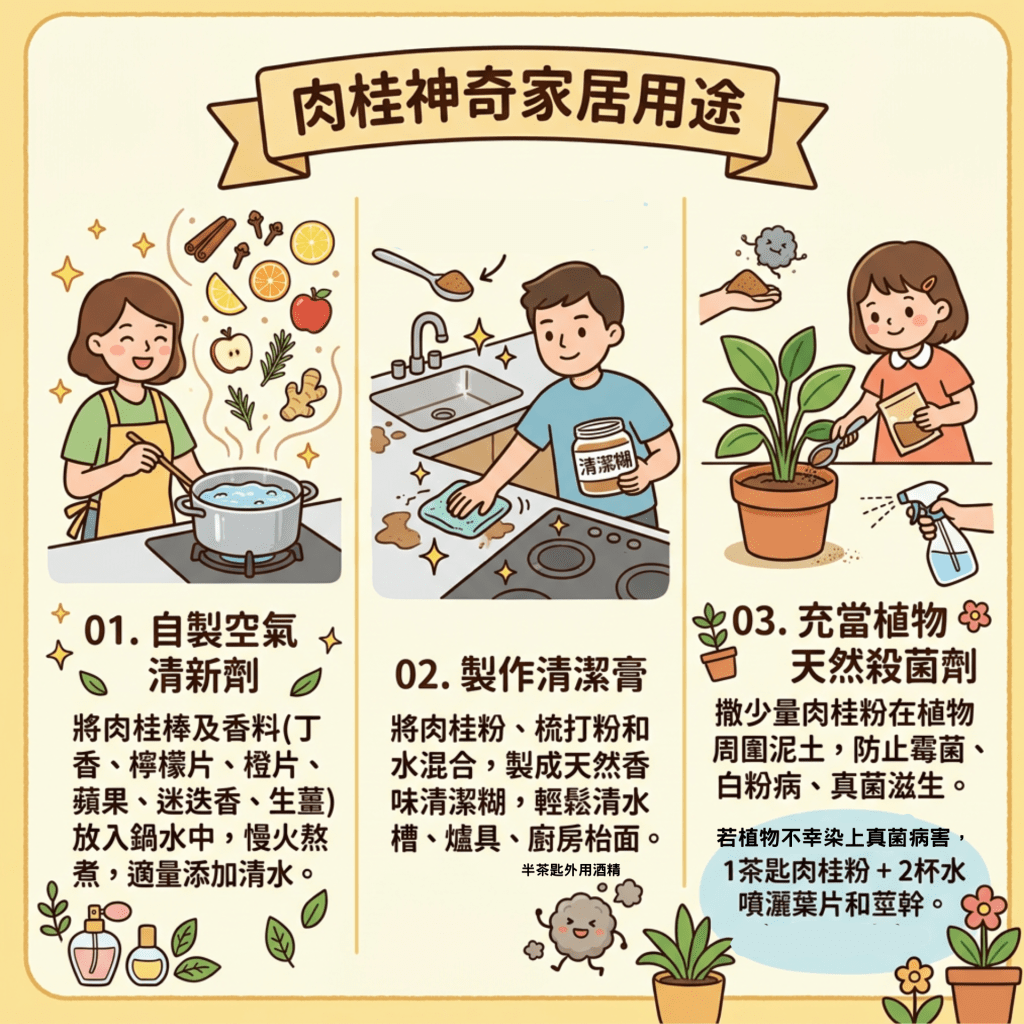 肉桂神奇家居用途 肉桂神奇家居用途