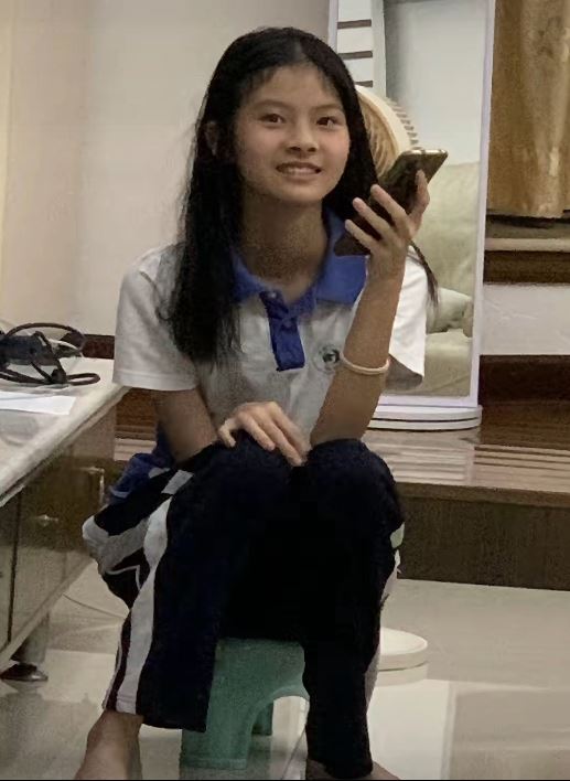 14歲的潘予優一向品學兼優。抖音＠潘予優媽媽