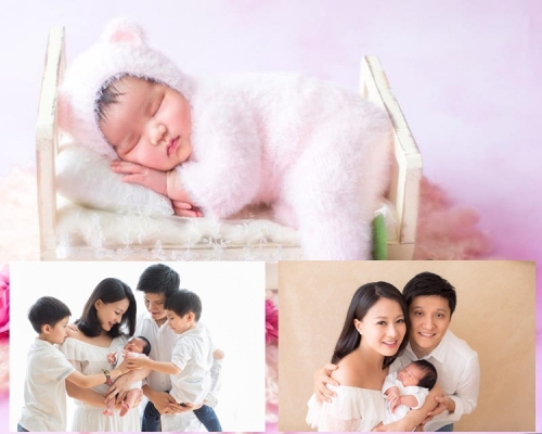 一家都是男生，小公主特別得寵。