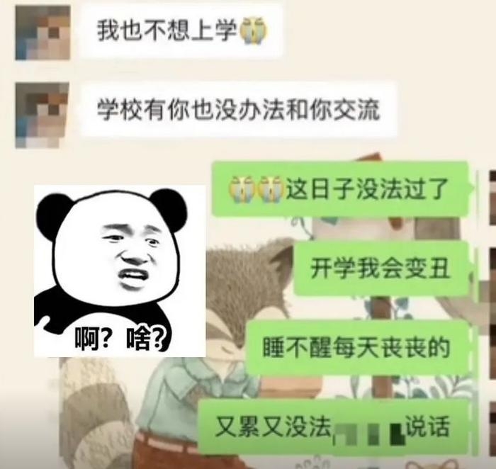 丈夫曝光妻子聊天记录。