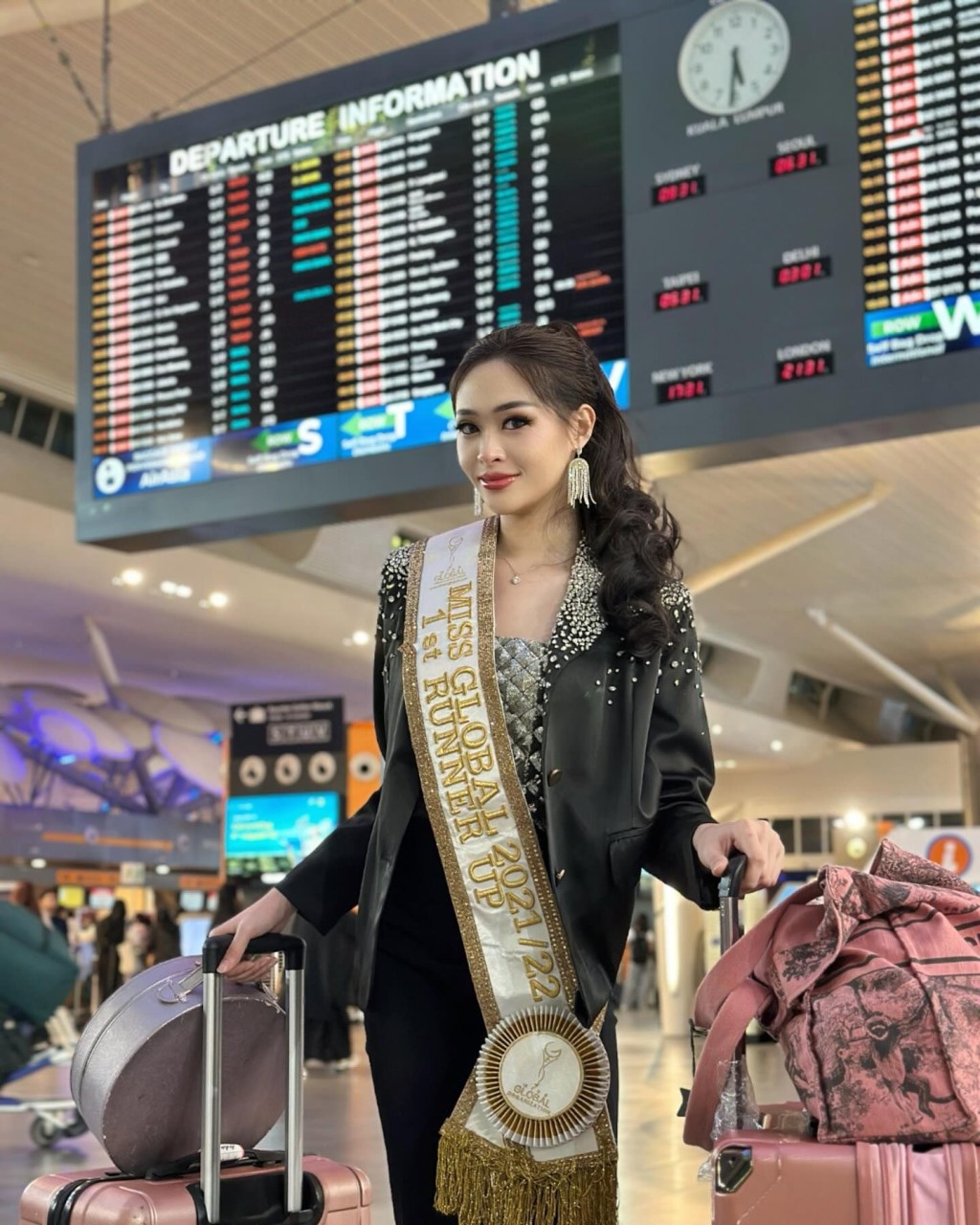 林雪卉是Miss Global 2021/2022（世界環球國際小姐）第二名。
