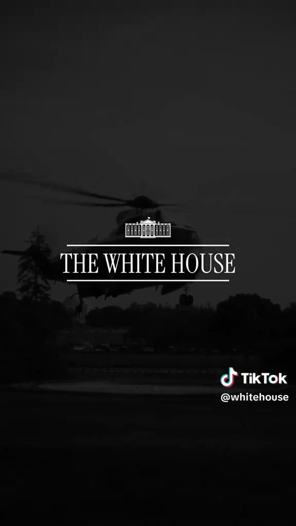 白宮開設TikTok帳號。TikTok@whitehouse 白宮開設TikTok帳號。TikTok@whitehouse