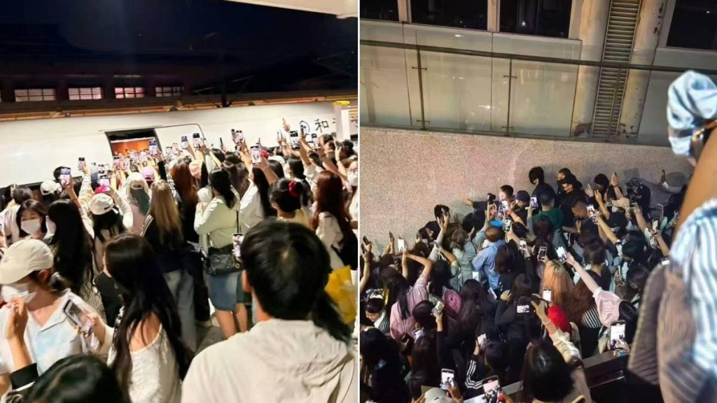 「私生」瘋粉獲知藝人劉軒丞行蹤,在火車站圍堵追星引發混亂。抖音