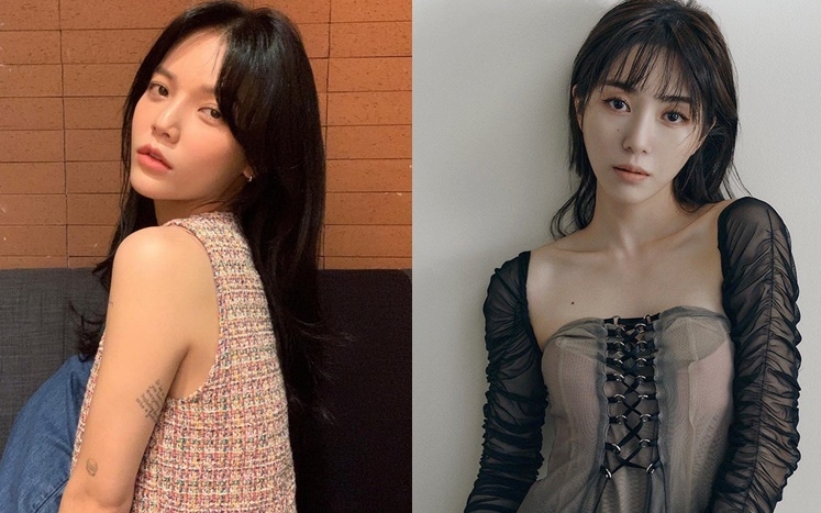 智珉（左）遭珉娥（右）控訴欺凌後道歉並退圈，一直都避見人。