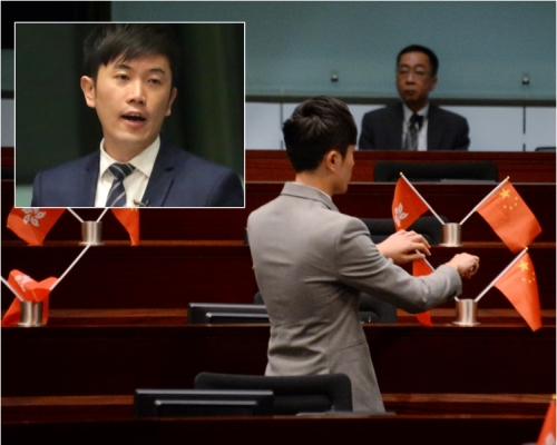 若立法會在席3分之2議員贊成譴責，就會撤銷鄭松泰的議員資格。資料圖片