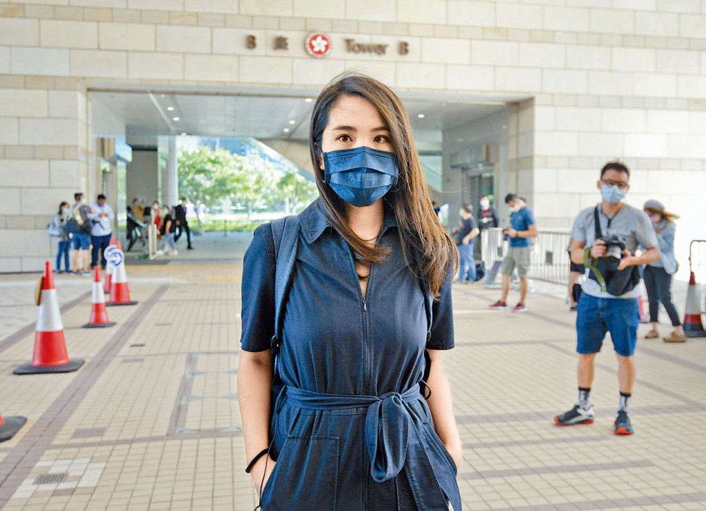 何桂藍在帖文中，聲稱「義無反顧的反對國安法」。