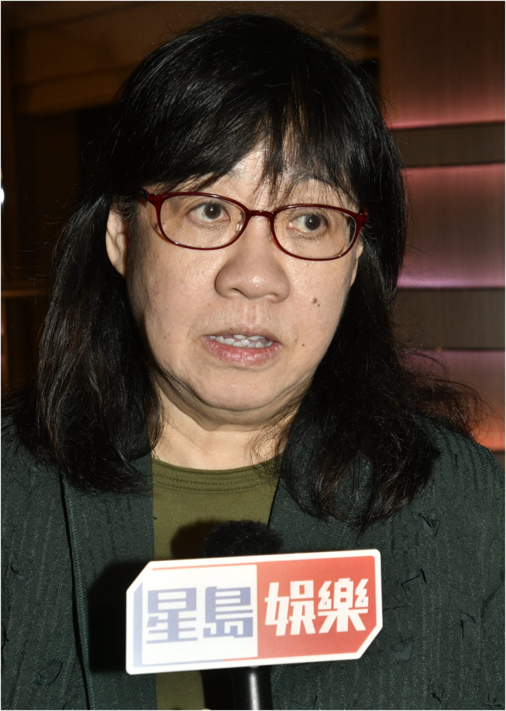 余詠珊指沒有留意近日有關TVB的新聞。