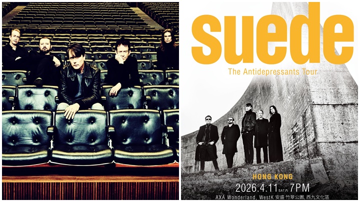 Suede相隔10年载誉归来西九开唱  T台设计近距离接近主音Brett Anderson