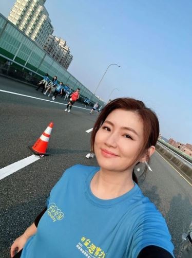 早前Selina還參加3K跑步活動。(圖片來源：IG@selinanahaha）