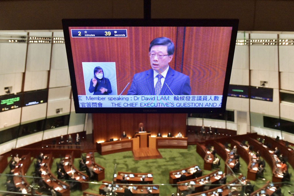 體現行政主導的前廳交流會和行政長官互動交流答問會，亦優化政府與立法會的互動合作模式。 資料圖片