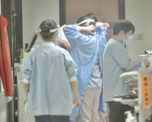 現時共有50名確診病人仍留醫。 資料圖片